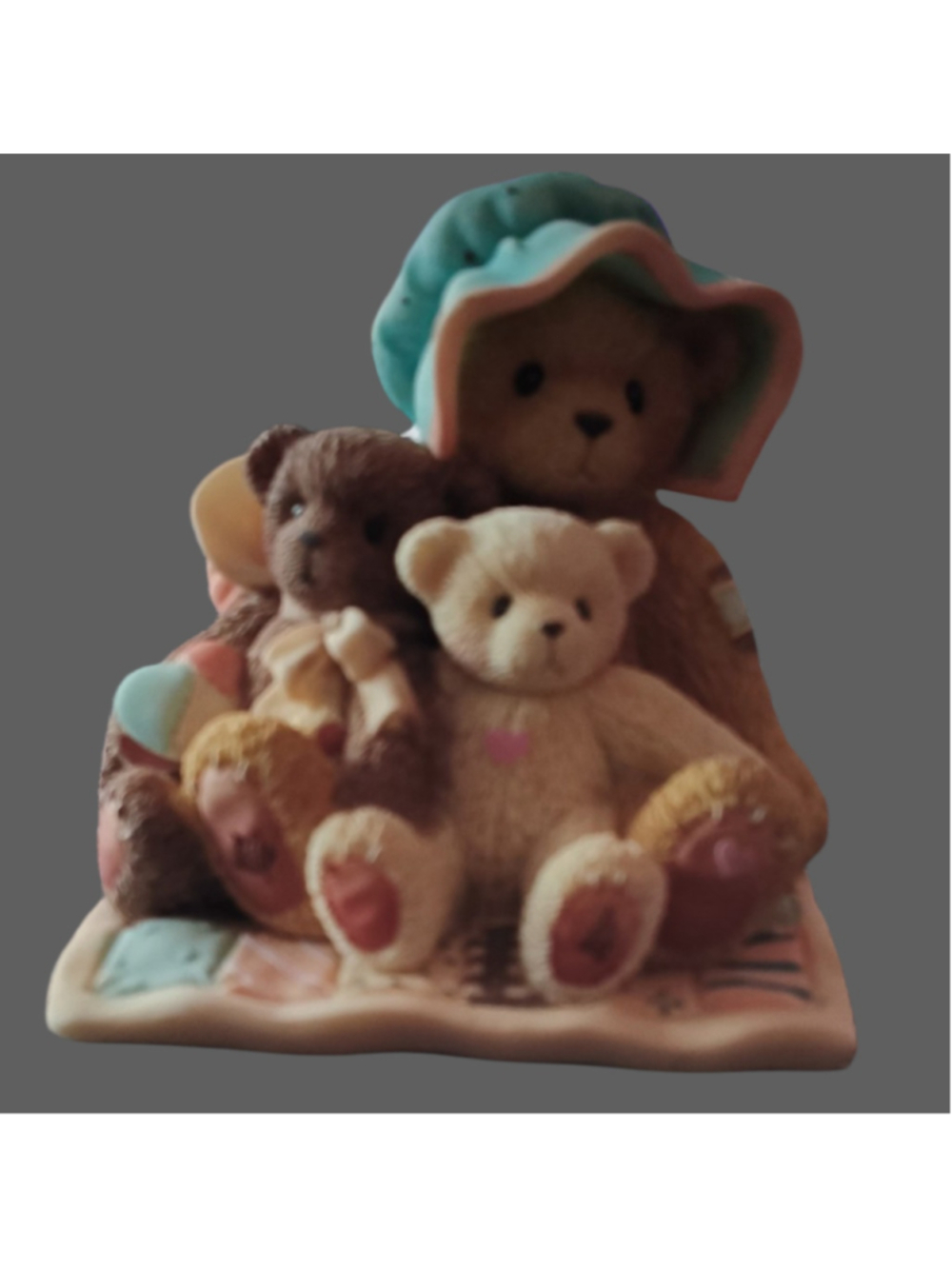 NIB Cherished Teddies Collectible Figurine Brown and Blue Bears
978841